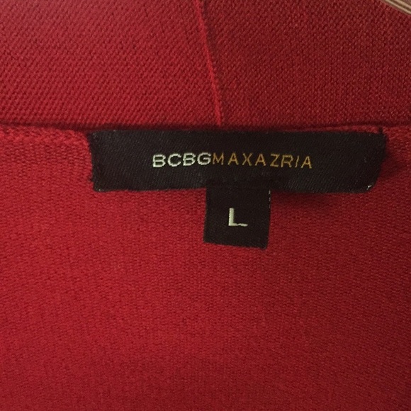 BCBGMaxazria red sweater size L new no tag - Picture 2 of 4
